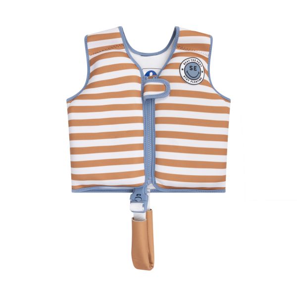 Swim Essentials Zwemvest - 2-3 Jaar - Brown Stripes Swim Essentials Zwemvest - 2-3 Jaar - Brown Stripes