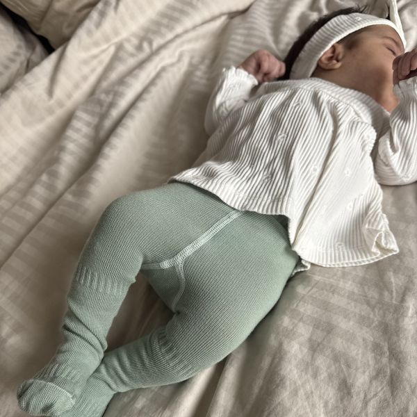 KipKep Blijf-Maillots - 6-12 Mnd - Calming Green
