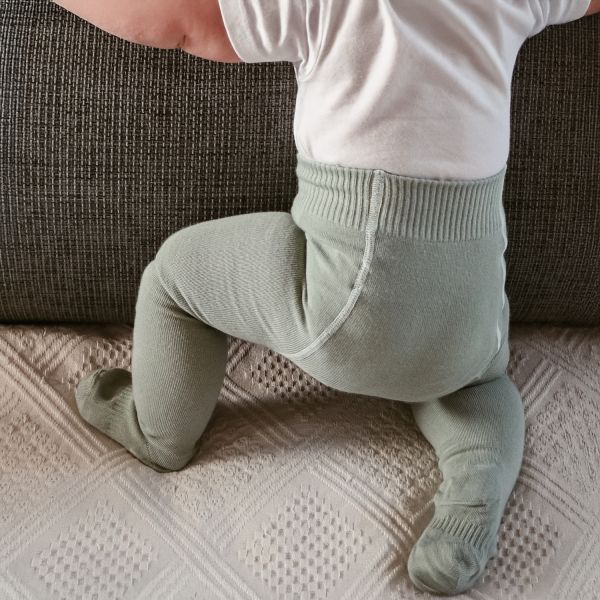 KipKep Blijf-Maillots - 6-12 Mnd - Calming Green