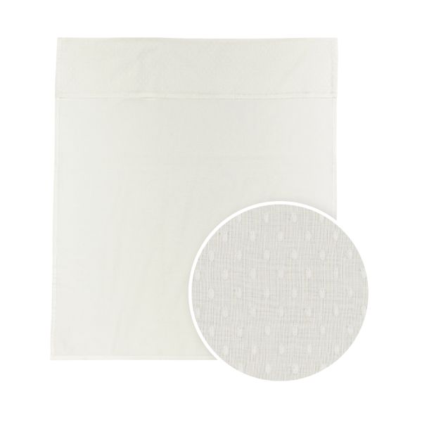 Meyco Ledikantlaken Plume Offwhite 100 x 150 cm