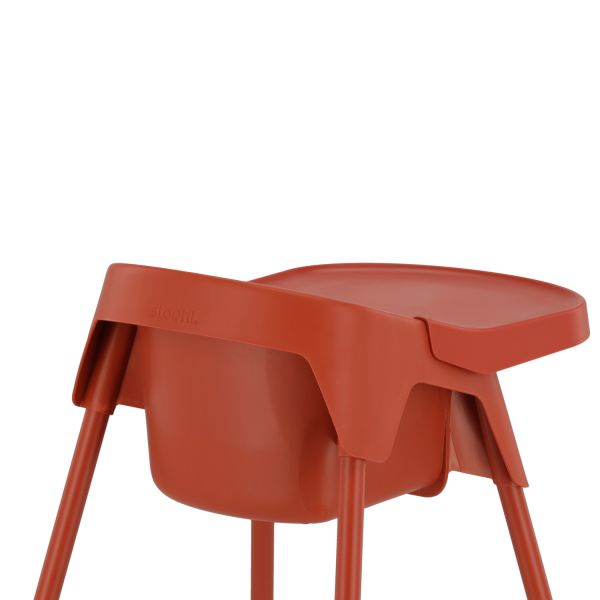 Stoohl Kinderstoel incl. Zitverkleiner + Eetblad + Tuigje - Pumpkin Stoohl Kinderstoel incl. Zitverkleiner + Eetblad + Tuigje - Pumpkin