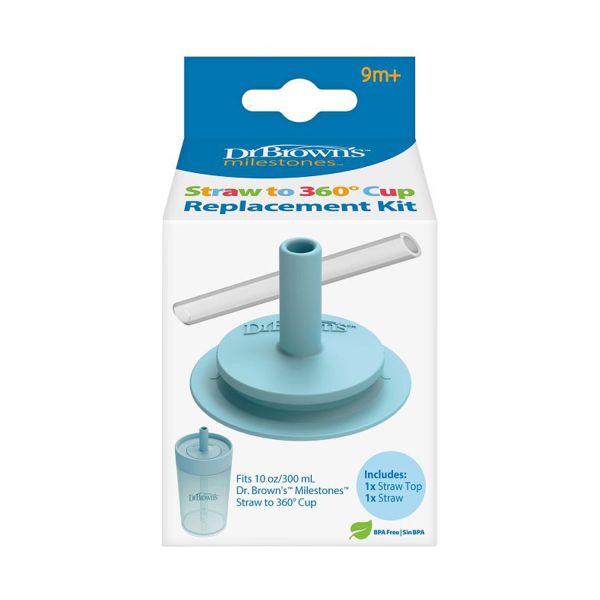 Dr. Brown’s Vervangingsset Rietje Voor 360° Beker Dr. Brown’s Vervangingsset Rietje Voor 360° Beker