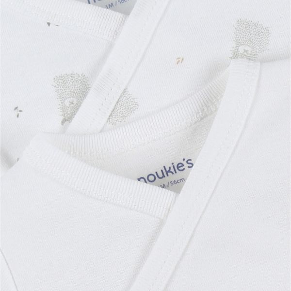 Noukie's F&O Overslagrompers - 2 Stuks - 00 Mnd - Biokatoen Noukie's F&O Overslagrompers - 2 Stuks - 00 Mnd - Biokatoen