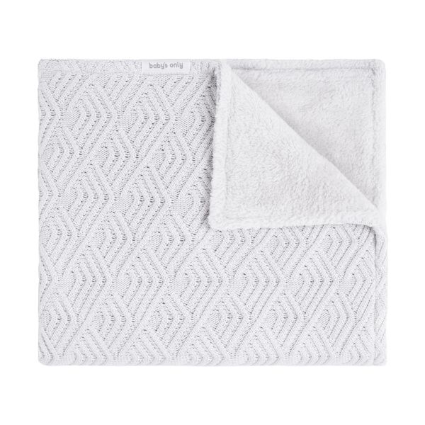 Baby's Only Sierra Wiegdeken Teddy - Wolwit Baby's Only Sierra Wiegdeken Teddy - Wolwit