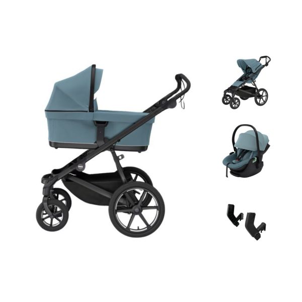 Thule Urban Glide 4-Wheel 4-in-1 Kinderwagen - Mid Blue Thule Urban Glide 4-Wheel 4-in-1 Kinderwagen - Mid Blue