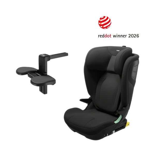 Thule Autostoel Palm Booster + Thule Palm Voetsteun - Black Thule Autostoel Palm Booster + Thule Palm Voetsteun - Black