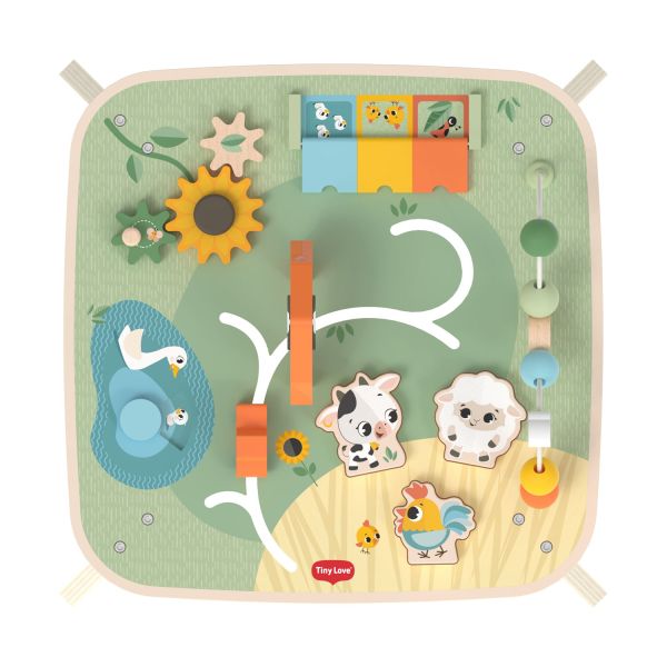 Tiny Love Farmers Funday Activiteitentafel - Hout