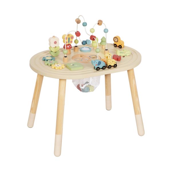 Tooky Toy Activiteitentafel - Hout - Naturel