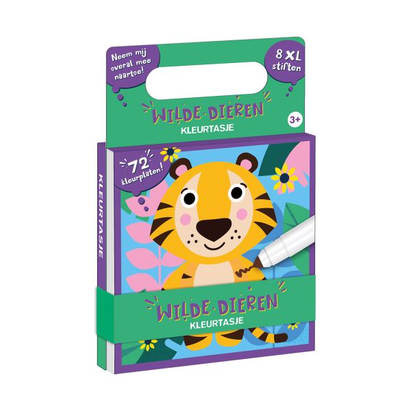 Imagebooks Kleurtasje - Wilde dieren Imagebooks Kleurtasje - Wilde dieren