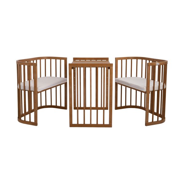 Waldin W2 Combibed 7‑in‑1 - Vintage inclusief matras Waldin W2 Combibed 7‑in‑1 - Vintage inclusief matras