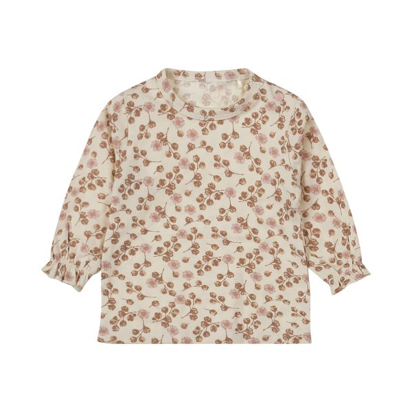 Dirkje T-Shirt Lange Mouw Print Off White 62 Dirkje T-Shirt Lange Mouw Print Off White 62
