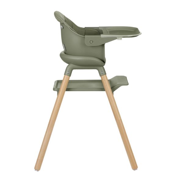 Kikkaboo Kinderstoel 2 in 1 Woody Leger Groen