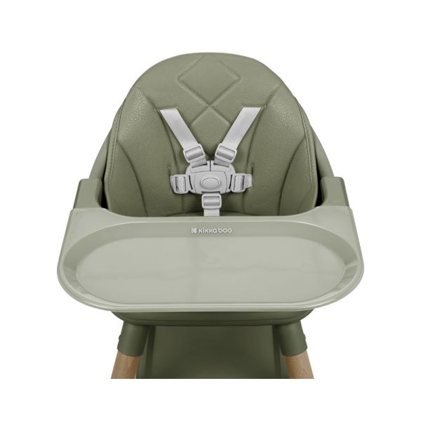 Kikkaboo Kinderstoel 2 in 1 Woody Leger Groen