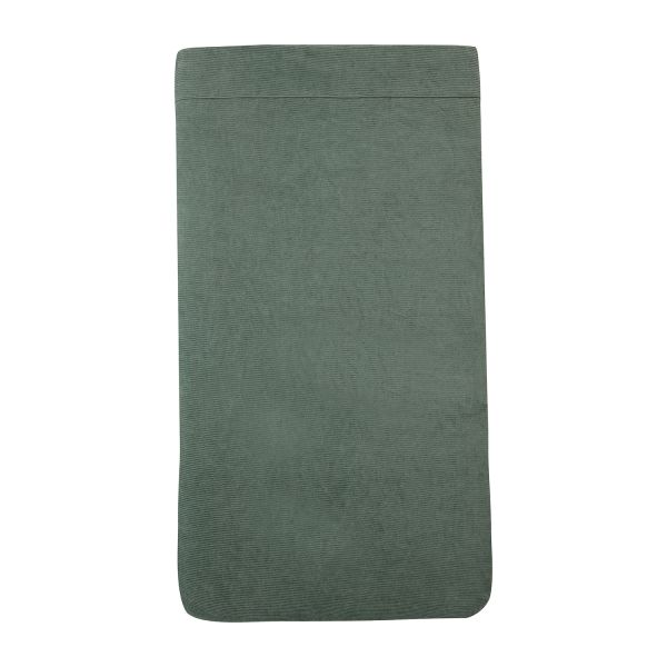 Witlof For Kids Ledikantdeken Tuck-Inn Forest Green Velvet Rib 60 x 120 cm