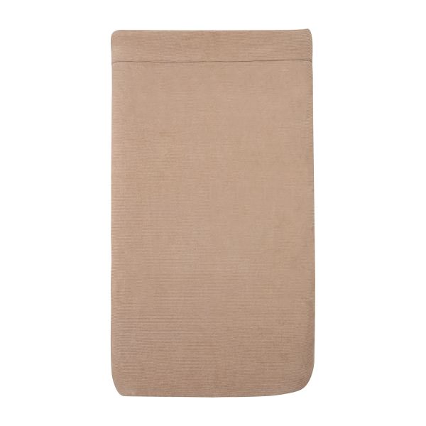 Witlof For Kids Ledikantdeken Tuck-Inn Urban Taupe Velvet Rib 60 x 120 cm