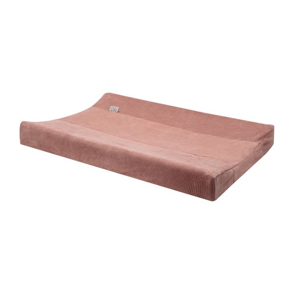 Witlof For Kids Aankleedkussenhoes Dusty Pink Velvet Rib 70 x 50 cm