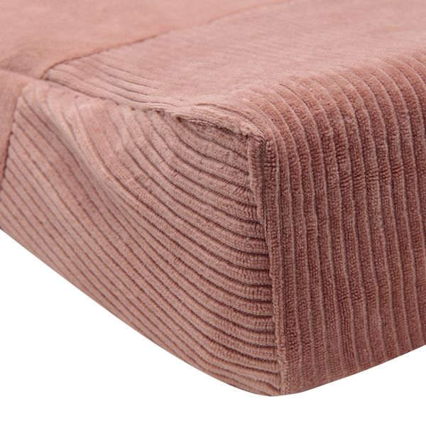 Witlof For Kids Aankleedkussenhoes Dusty Pink Velvet Rib 70 x 50 cm