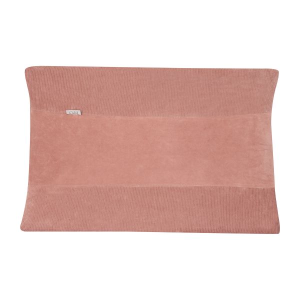 Witlof For Kids Aankleedkussenhoes Dusty Pink Velvet Rib 70 x 50 cm