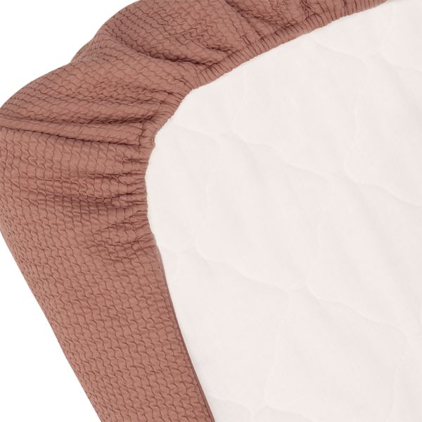 Witlof For Kids Wiegdeken Tuck-Inn Dusty Pink Waves 40 x 80 cm