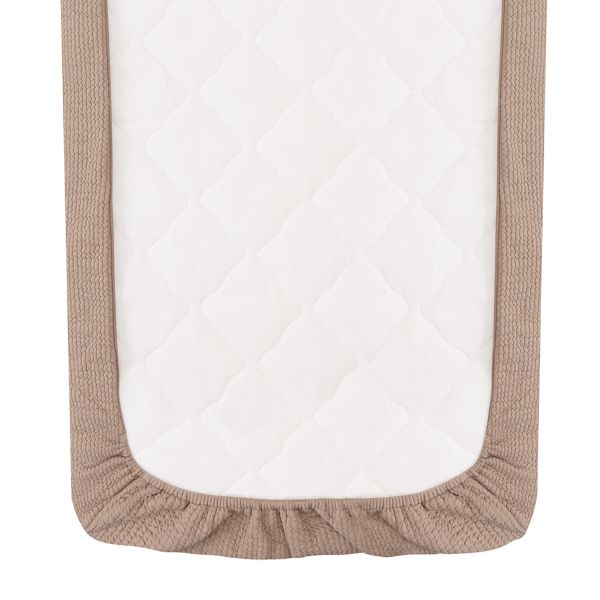 Witlof For Kids Wiegdeken Tuck-Inn Urban Taupe Waves 40 x 80 cm