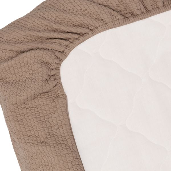 Witlof For Kids Wiegdeken Tuck-Inn Urban Taupe Waves 40 x 80 cm