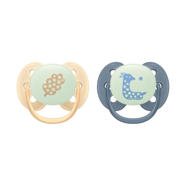 Philips Avent Fopspeen - Ultra Soft Nighttime - 6-18 maanden - 2 stuks - Glow in the Dark Philips Avent Fopspeen - Ultra Soft Nighttime - 6-18 maanden - 2 stuks - Glow in the Dark