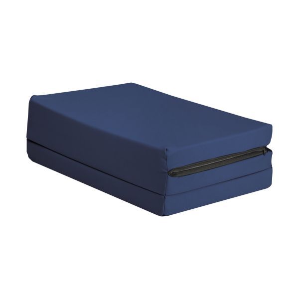 Basicline Matras Campingbed Blauw