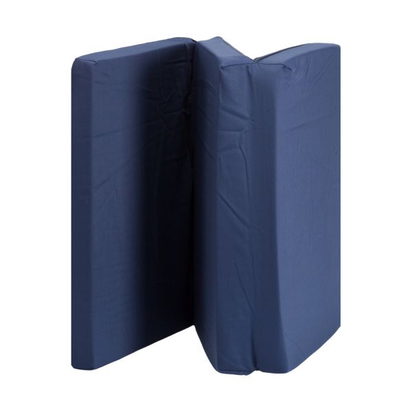 Basicline Matras Campingbed Blauw