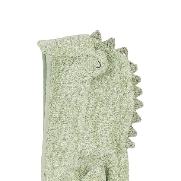 Little Dutch Badjas - Safari Leo - Krokodil - Groen - 74/80