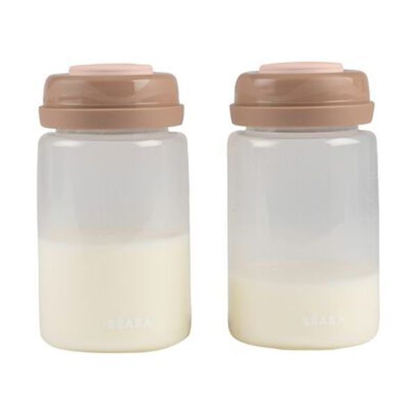Béaba Moedermelkflesjes voor Moedermelkkoeler - 2 Stuks - Roze Béaba Moedermelkflesjes voor Moedermelkkoeler - 2 Stuks - Roze