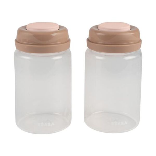 Béaba Moedermelkflesjes voor Moedermelkkoeler - 2 Stuks - Roze Béaba Moedermelkflesjes voor Moedermelkkoeler - 2 Stuks - Roze