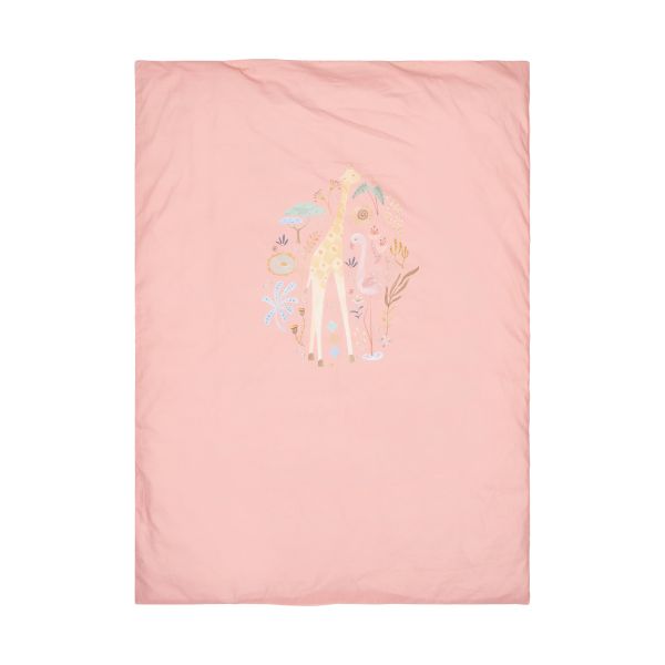 Little Dutch Blooming Safari Dekbedovertrek - 120 x 150 cm - Roze