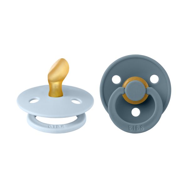BiBs Fopspeen - Anatomisch - 2 Stuks - 0-6 Mnd - Baby Blue/Petrol