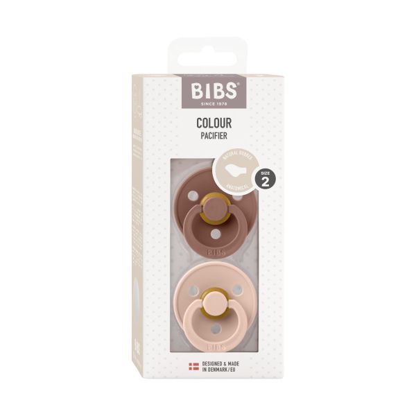 BiBs Fopspeen - Anatomisch - 2 Stuks - 6-18 Mnd - Blush/Woodchuck BiBs Fopspeen - Anatomisch - 2 Stuks - 6-18 Mnd - Blush/Woodchuck