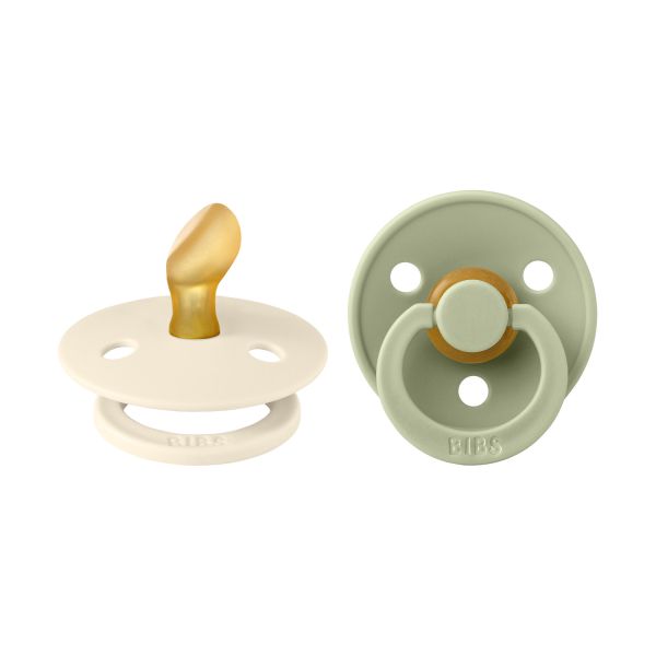 BiBs Fopspeen - Anatomisch - 2 Stuks - 0-6 Mnd - Ivory/Sage BiBs Fopspeen - Anatomisch - 2 Stuks - 0-6 Mnd - Ivory/Sage