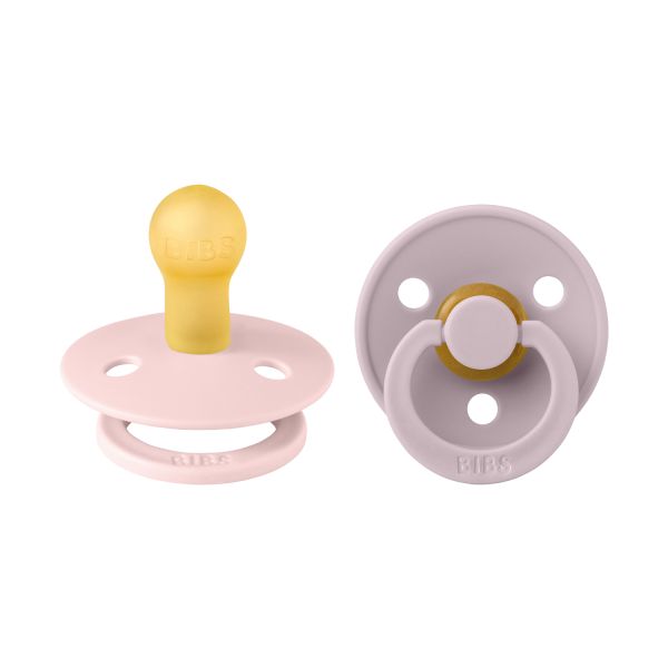 BiBs Fopspeen - Rond - 2 Stuks - 6-18 Mnd - Blossom/Dusky Lilac 