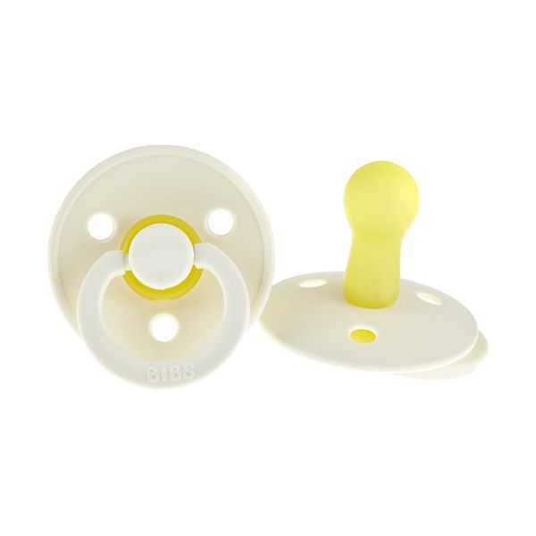 BiBs Retro Fopspeen - Rond - 6-18 Mnd - Ivory BiBs Retro Fopspeen - Rond - 6-18 Mnd - Ivory