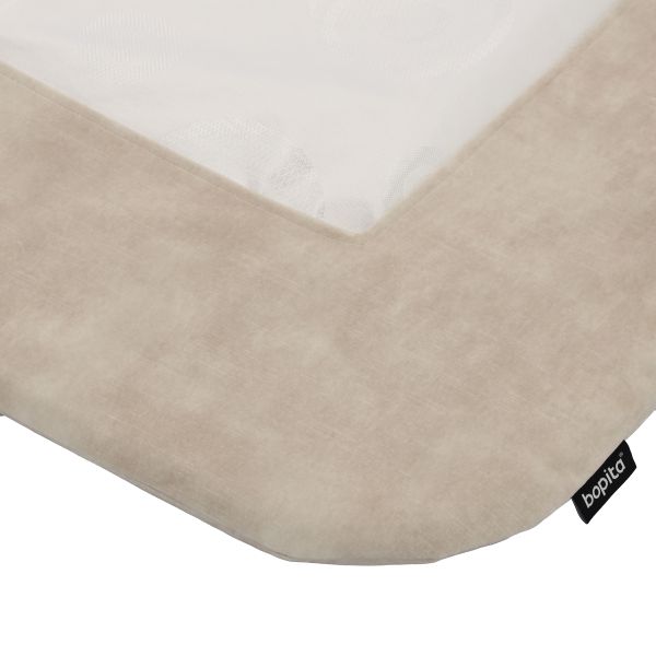 Bopita Boxmatras Hoes - Caro - Velours Naturel - 83 x 83 cm Bopita Boxmatras Hoes - Caro - Velours Naturel - 83 x 83 cm