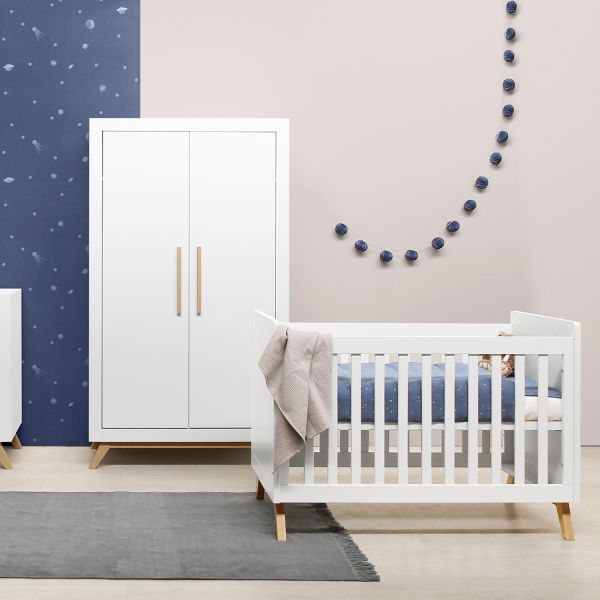 Bopita Ledikant 60-120 Fenna Wit / Naturel Bopita Ledikant 60-120 Fenna Wit / Naturel