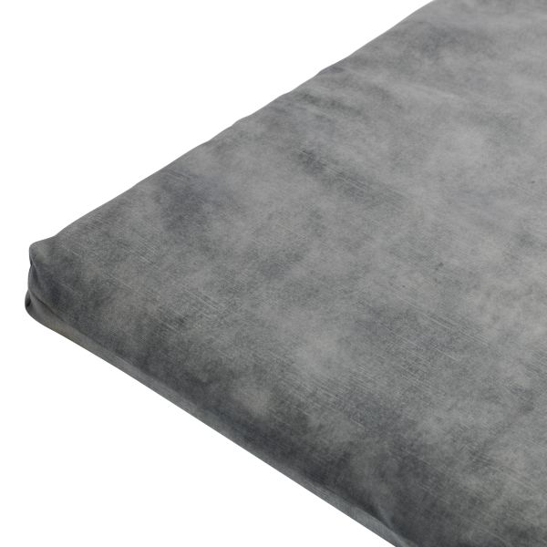 Kidsmill Boxmatras Hoes - Velours - 80 x 100 - Steel