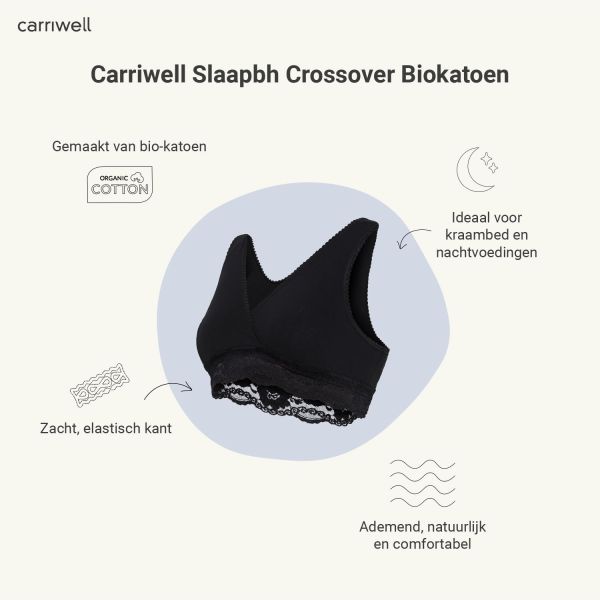 Carriwell Crossover Slaapbeha Biokatoen Zwart S Carriwell Crossover Slaapbeha Biokatoen Zwart S
