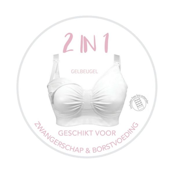 Carriwell Voedingsbeha Carri-Gelbeugel  Wit M