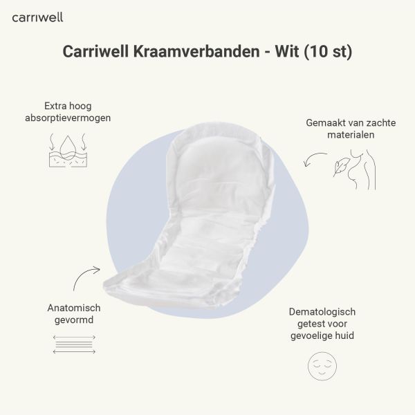 Carriwell Kraamverbanden - 10 Stuks Carriwell Kraamverbanden - 10 Stuks