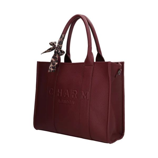 Charm London Laptoptas - Bond - 15,6 Inch - Bordeaux Rood Charm London Laptoptas - Bond - 15,6 Inch - Bordeaux Rood