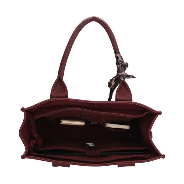 Charm London Laptoptas - Bond - 15,6 Inch - Bordeaux Rood Charm London Laptoptas - Bond - 15,6 Inch - Bordeaux Rood
