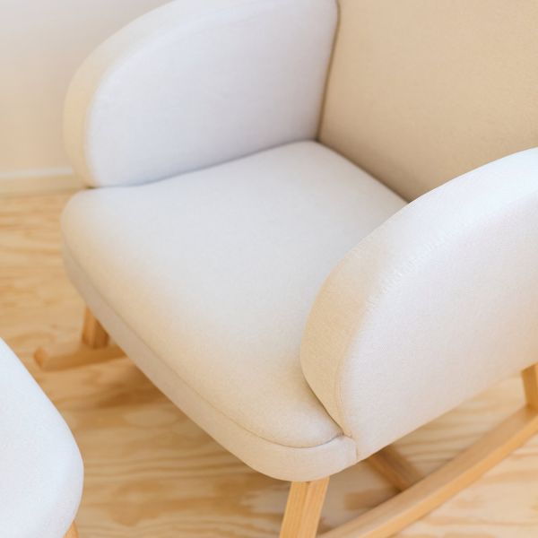Childhome Schommelstoel - Linnen - Beige Childhome Schommelstoel - Linnen - Beige