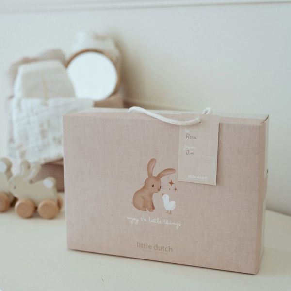 Little Dutch Giftset Kleding - Newborn Naturals - Creme - 50/56 