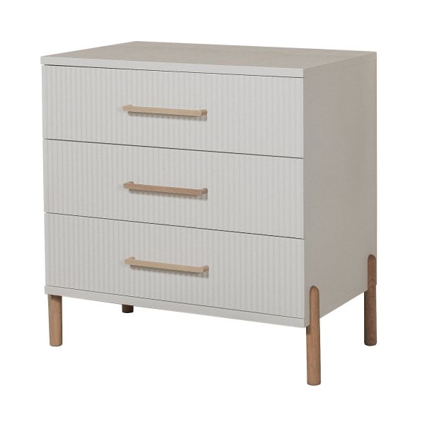 TWF Ledikant 60 x 120 - Commode 3 Laden Curve TWF Ledikant 60 x 120 - Commode 3 Laden Curve