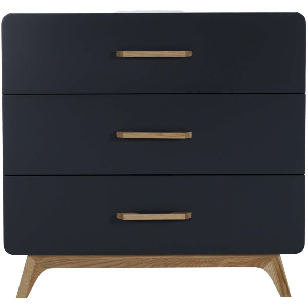 Europe Baby Iglo Ledikant 60 x 120 cm/Commode/Hanglegkast 2-deurs - Grijs