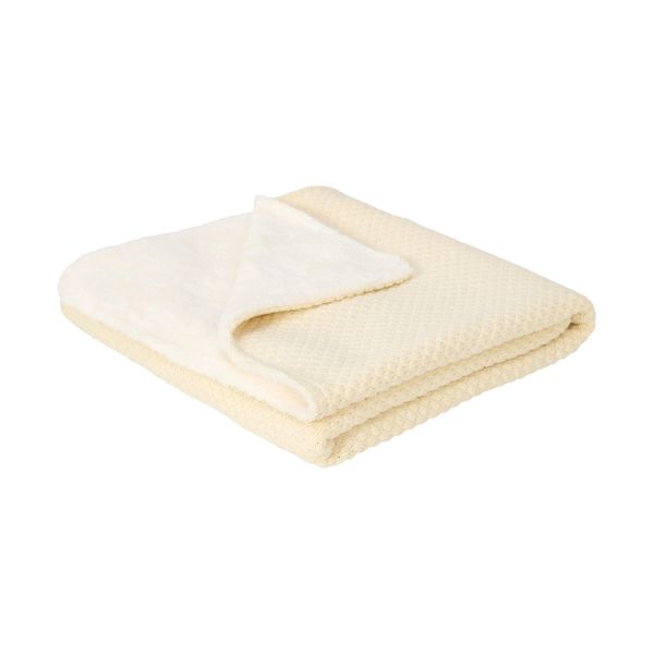 Little Dutch Pure Ledikantdeken Gebreid - 110 x 140 cm - Soft White Little Dutch Pure Ledikantdeken Gebreid - 110 x 140 cm - Soft White